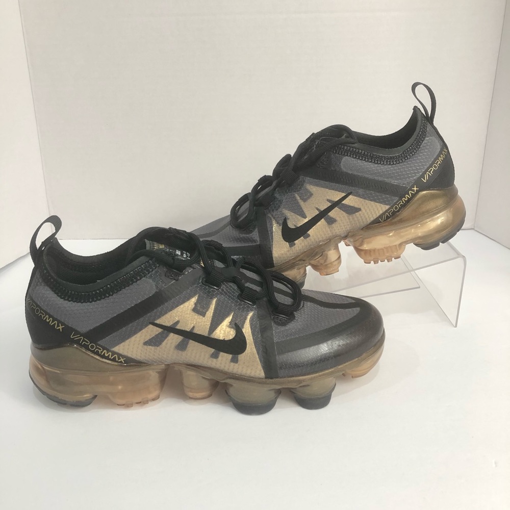 Nike Air VaporMax 2019 GS Black Gold AJ2616-004